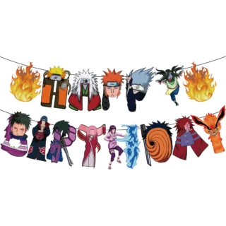 Bandeau d&rsquo;Anniversaire Naruto Happy Birthday