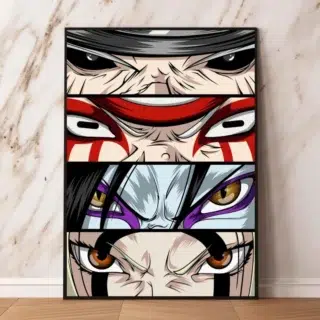 Poster Naruto Visages