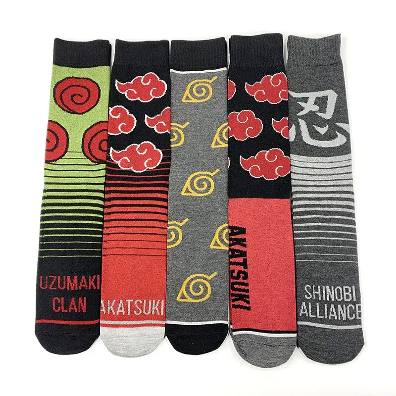 Chaussettes Naruto Village de la Feuille Caché Chaussettes Naruto Village de la Feuille Caché