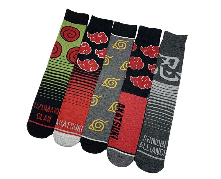 Chaussettes Naruto Village de la Feuille Caché Chaussettes Naruto Village de la Feuille Caché
