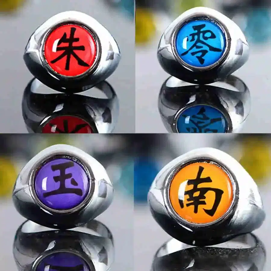 Bague Naruto 10 Pièces Bague Naruto 10 Pièces