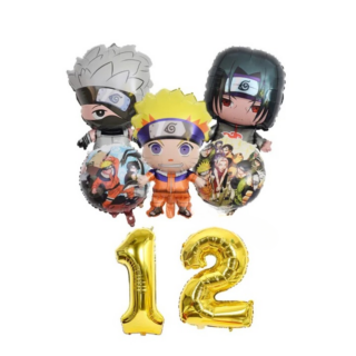 Ballons d&rsquo;Anniversaire Naruto 12 Ans