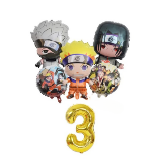 Ballons d&rsquo;Anniversaire Naruto 3 Ans