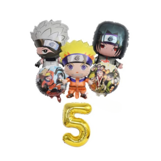 Ballons d&rsquo;Anniversaire Naruto 5 Ans
