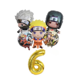 Ballons d&rsquo;Anniversaire Naruto 6 Ans