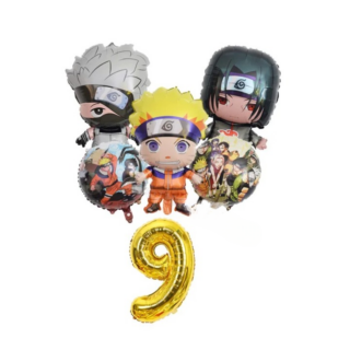 Ballons d&rsquo;Anniversaire Naruto 9 Ans