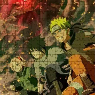 Puzzle 300 Pièces Naruto Sasuke et Sakura