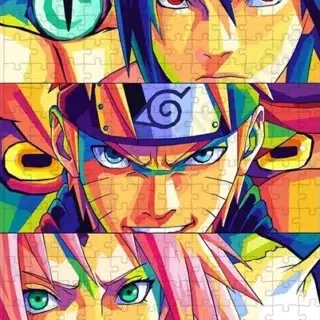Puzzle 300 Pièces Naruto Pop Art