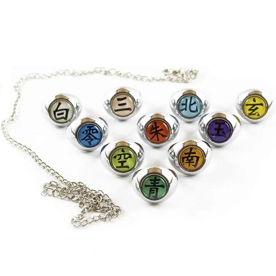 Bague Naruto 10 Pièces Bague Naruto 10 Pièces